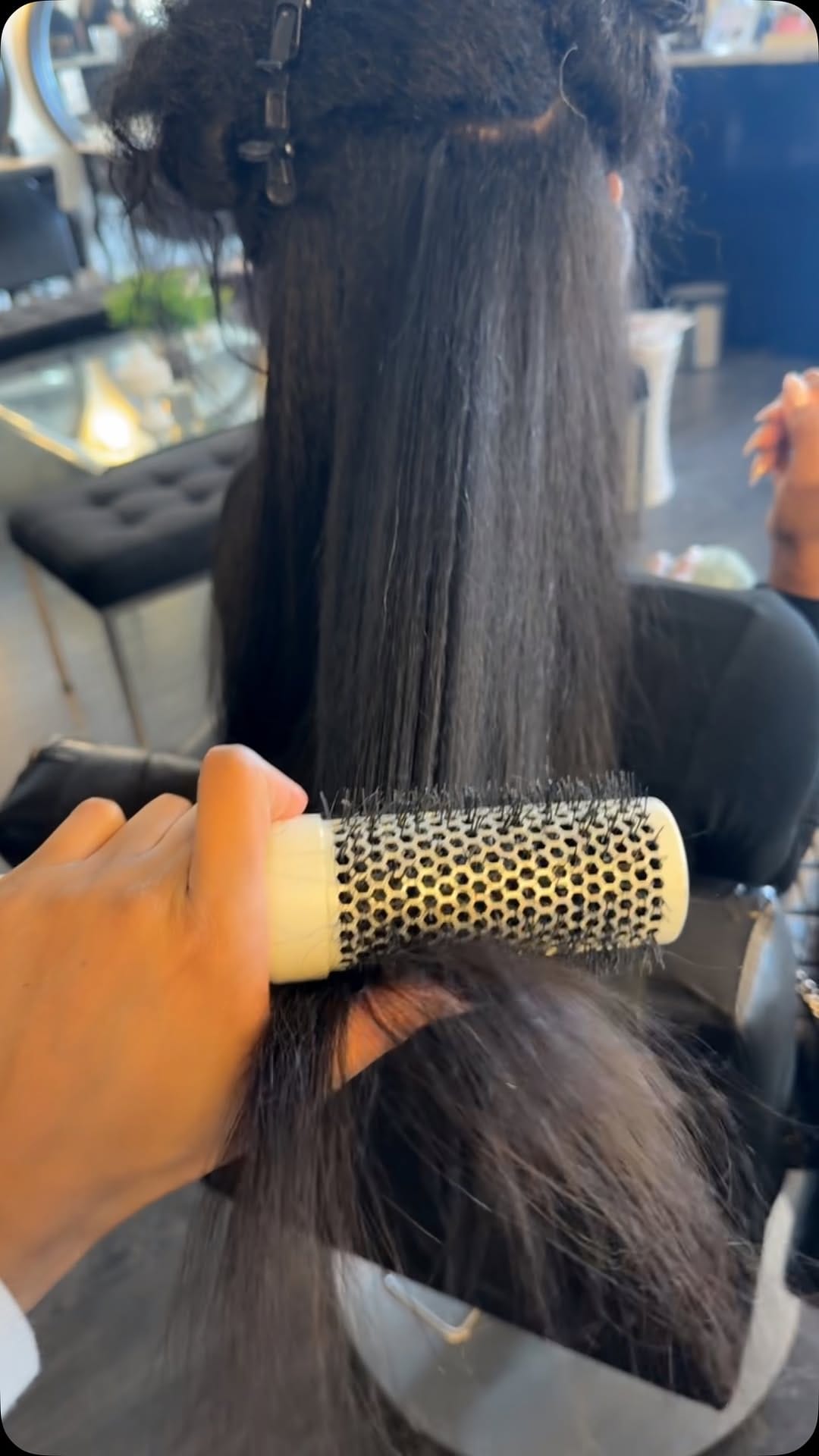 Post 3 by Kenya Moore Hair Care on Instagram (video)