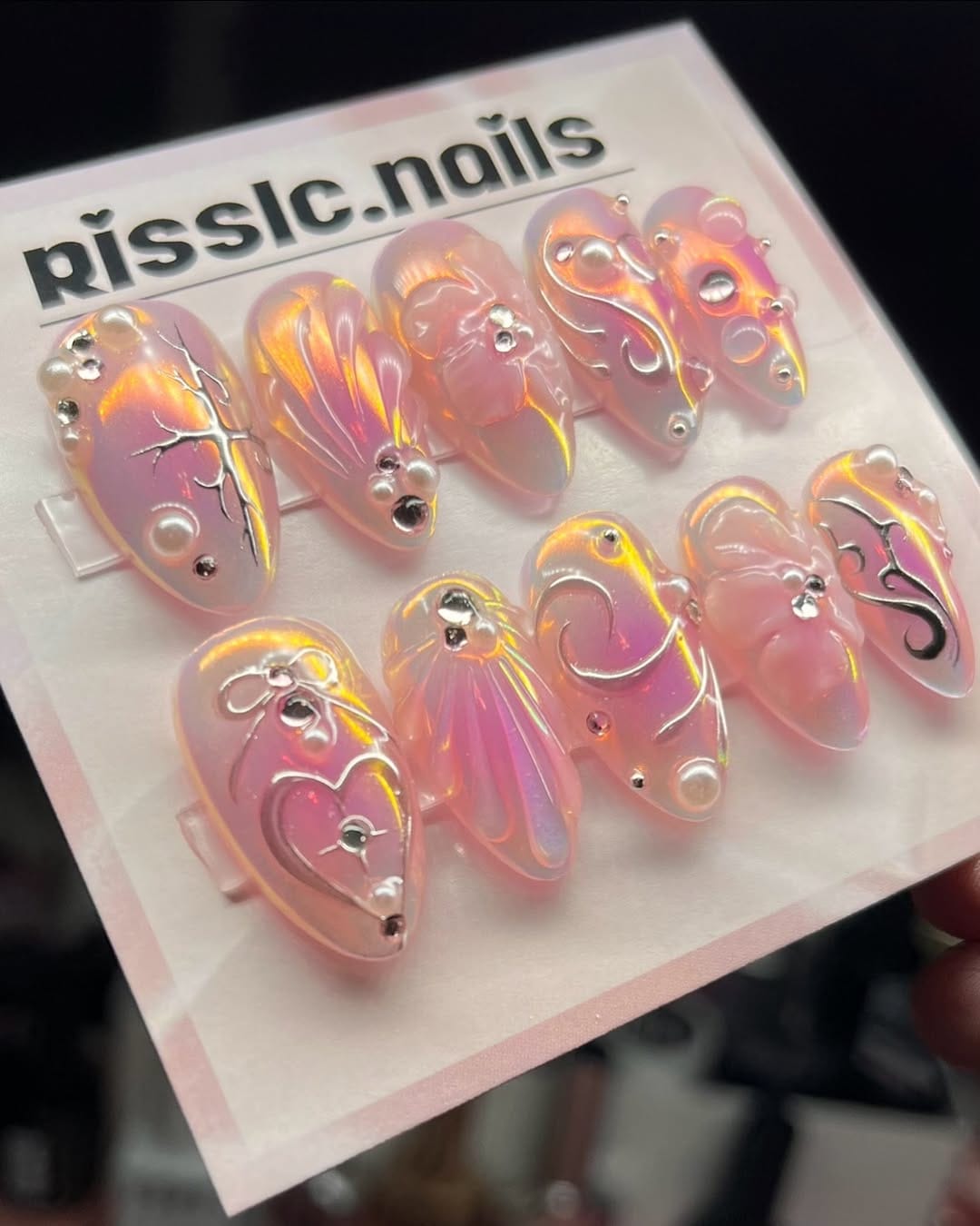 Post 7 by Riss | Luxury Press On Nails on Instagram (carousel)