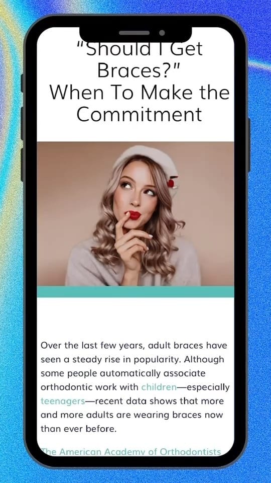 Post 1 by Beverly Hills Orthodontics on Instagram (video)