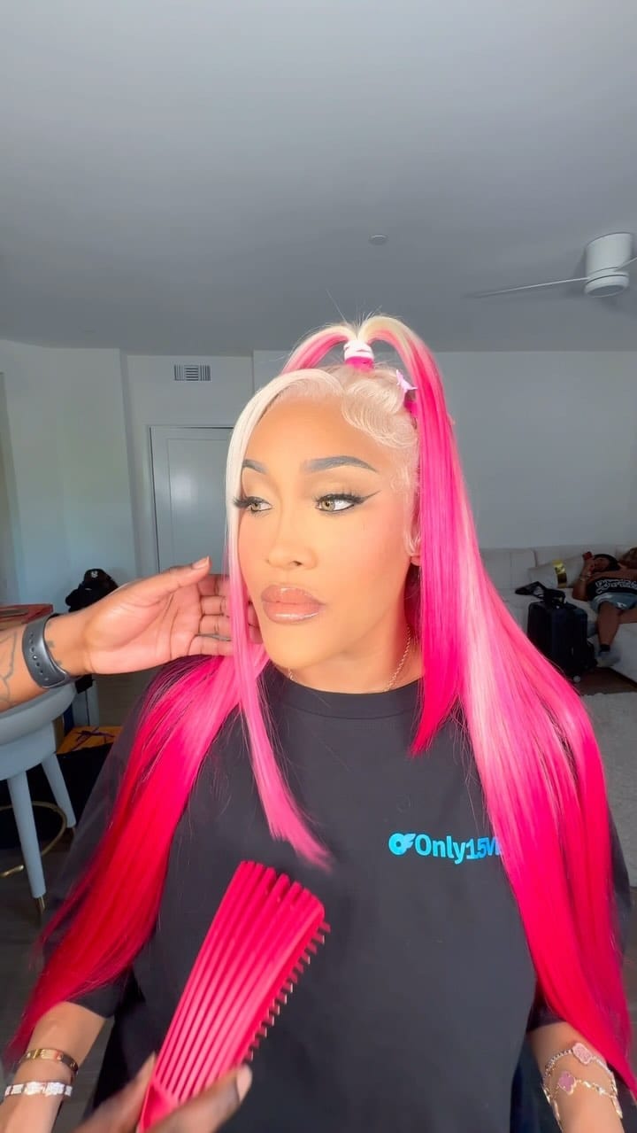 Post 8 by LA hair stylist | LA Wigs | Celebrity Hairstylist | LA manweave on Instagram (video)