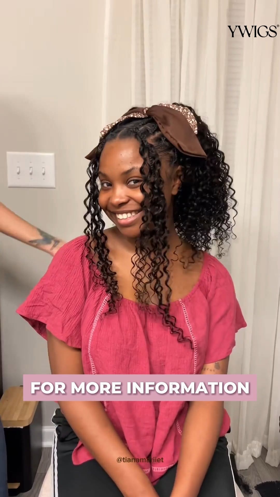 Post 1 by Ywigs Human Braiding Hair · Crochet Hair · Boho Locs · Bundles on Instagram (video)