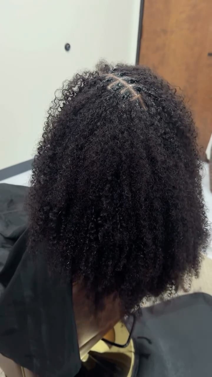 Post 5 by Ywigs Human Braiding Hair · Crochet Hair · Boho Locs · Bundles on Instagram (video)