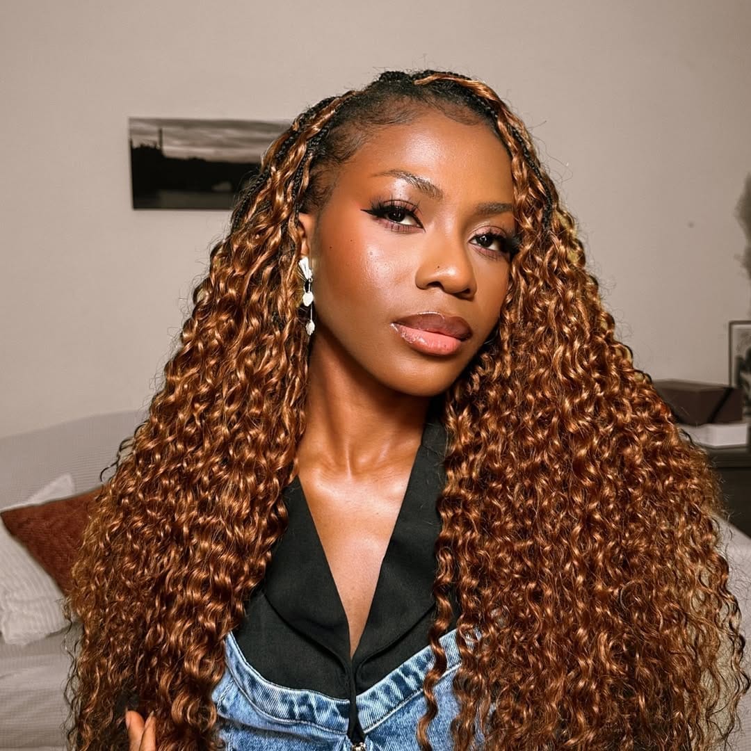 Post 3 by Ywigs Human Braiding Hair · Crochet Hair · Boho Locs · Bundles on Instagram (carousel)