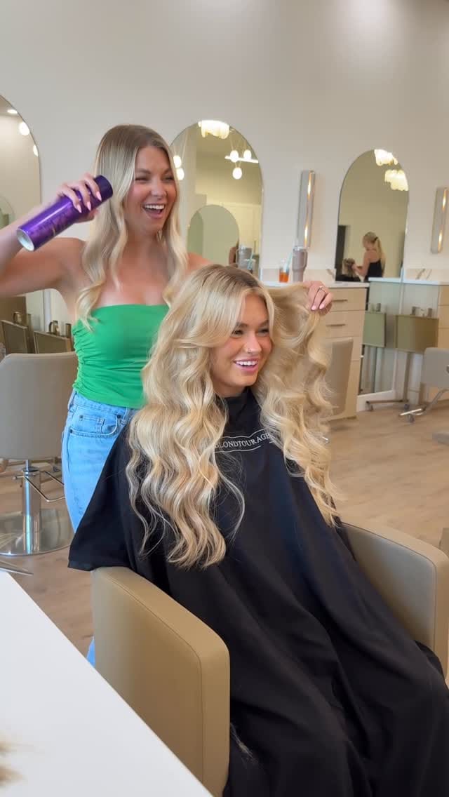 Post 9 by Balayage✨Blonde Extension Specialist on Instagram (video)