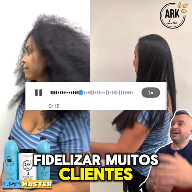Post 7 by Ark Line | Alisamento Profissional e Dicas de Cabelo on Instagram (video)