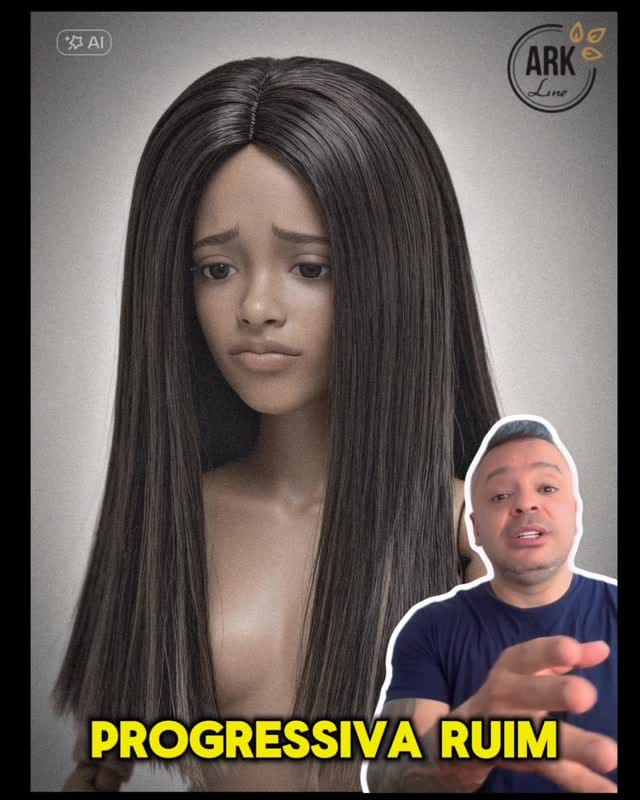 Post 10 by Ark Line | Alisamento Profissional e Dicas de Cabelo on Instagram (video)