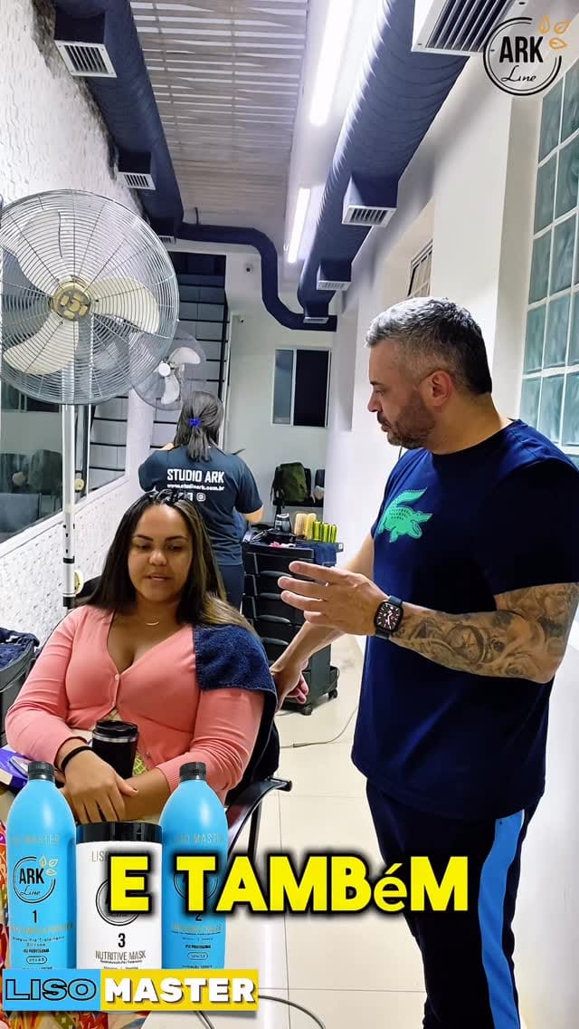 Post 2 by Ark Line | Alisamento Profissional e Dicas de Cabelo on Instagram (video)