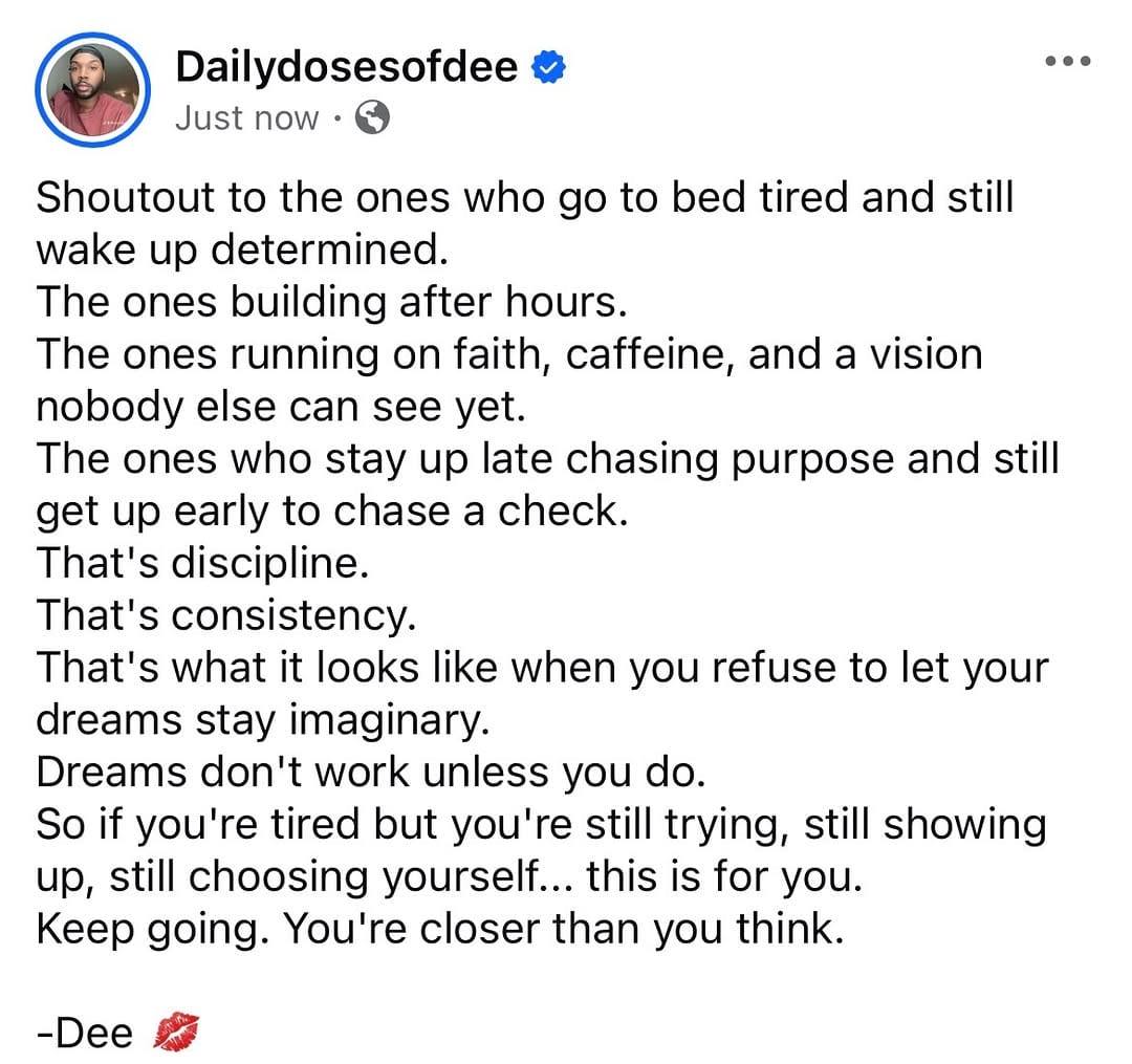 Post 9 by Demetric DeAngelo Jiles on Instagram (image)
