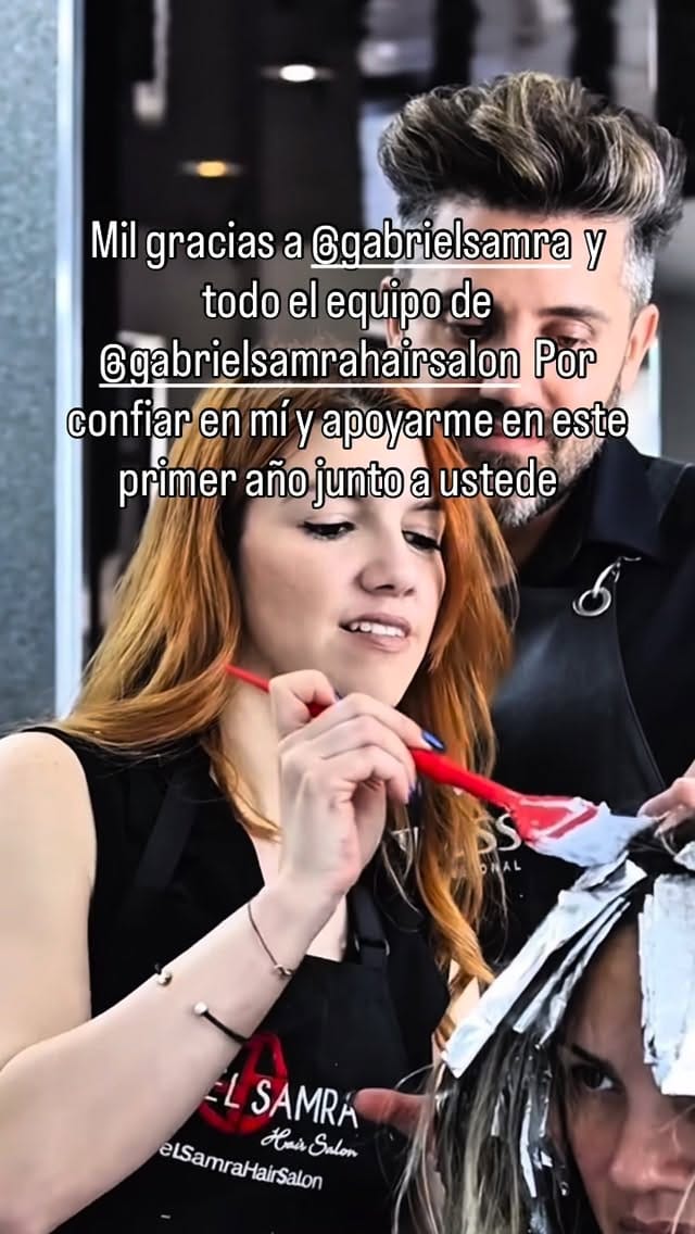 Post 10 by Gabriel Samra Hair Salon on Instagram (video)