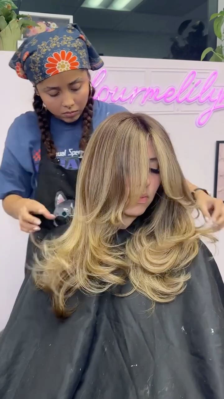 Post 5 by LAHAIRSTYLIST on Instagram (video)
