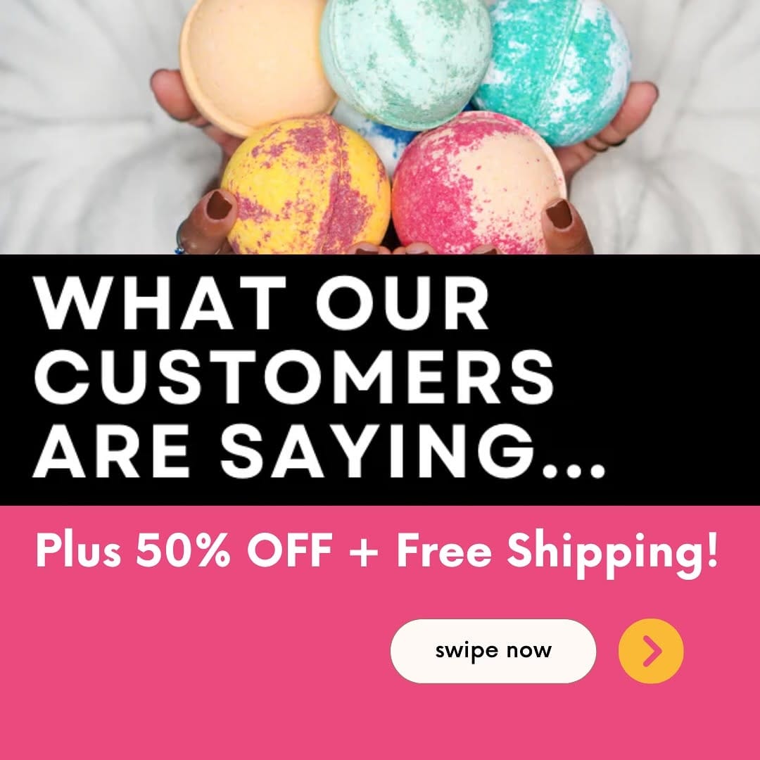 Post 2 by Bubbly Belle Bath Bombs on Instagram (carousel)