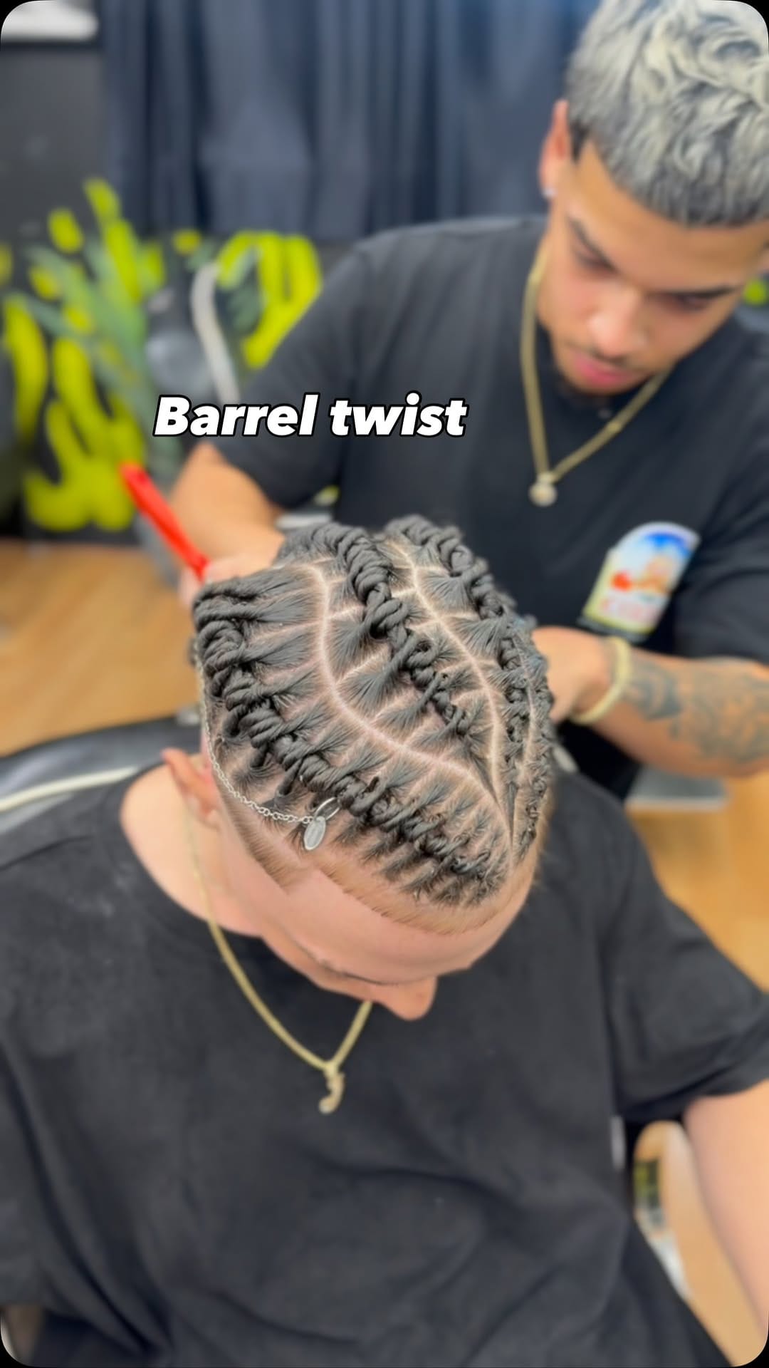 Post 1 by Towers Braids on Instagram (video)