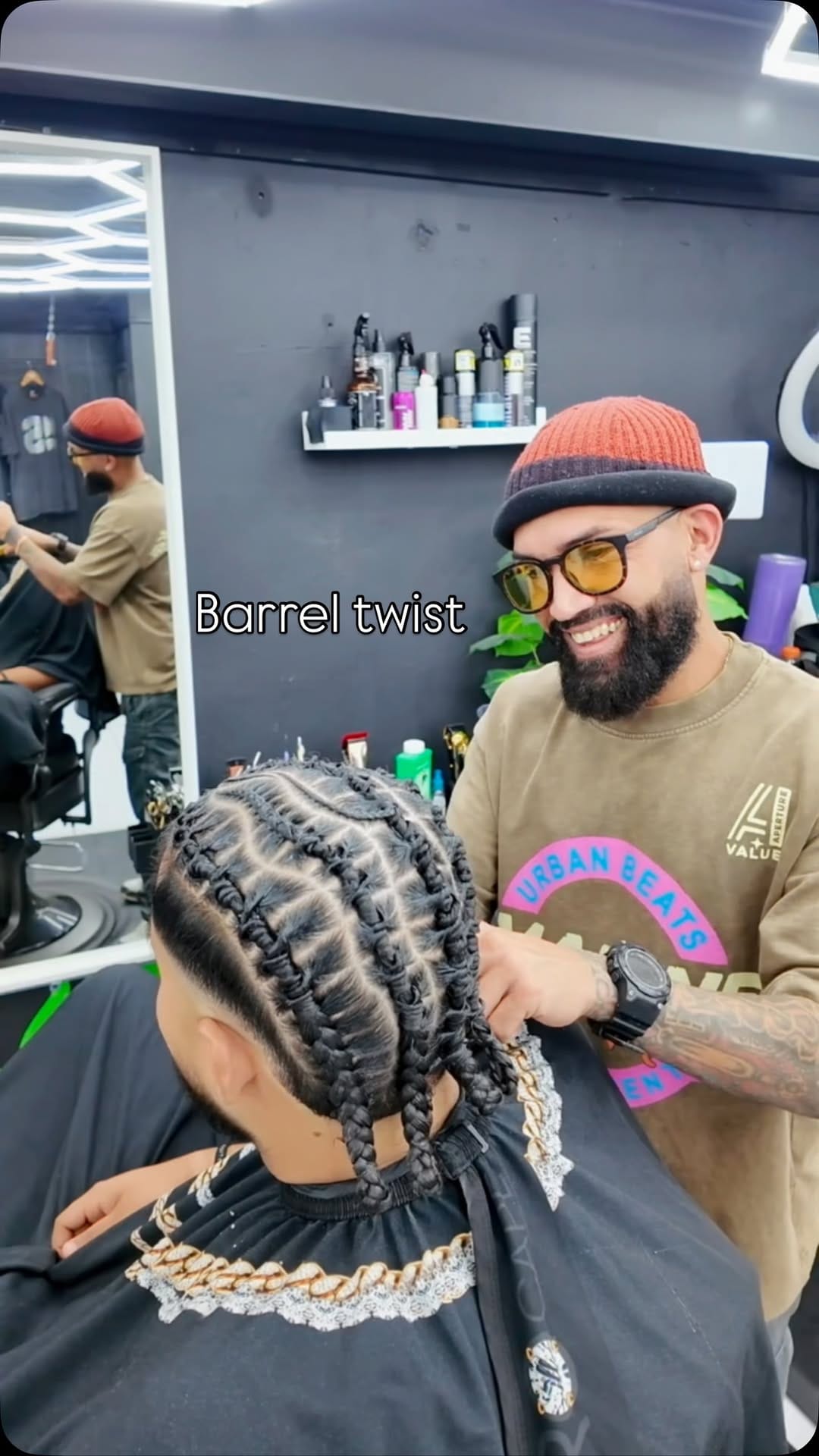 Post 10 by Towers Braids on Instagram (video)