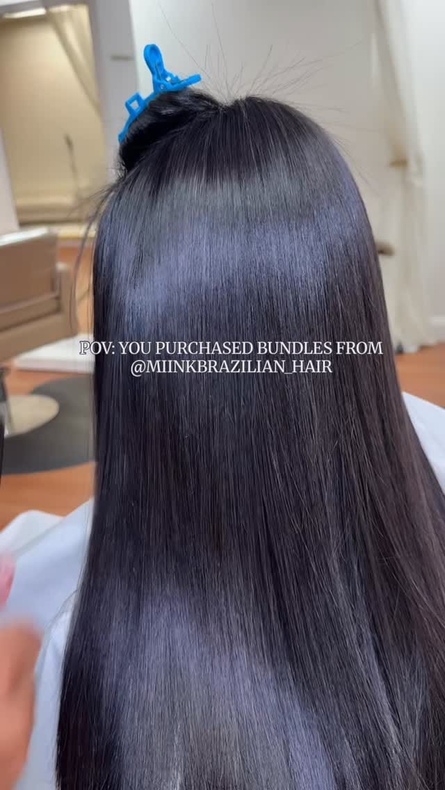 Post 4 by Miink Brazilian Hair | Luxury Extensions & Wigs on Instagram (video)
