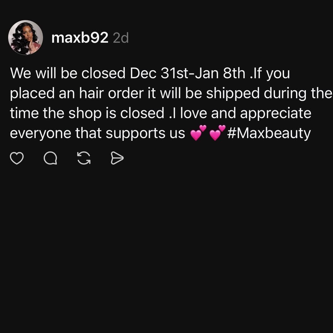 Post 4 by Max Beauty on Instagram (image)