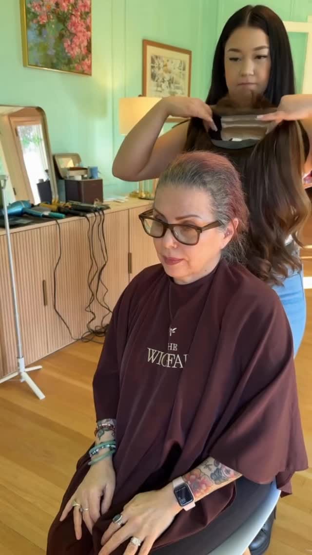 Post 1 by The Wig Fairy Salon on Instagram (video)