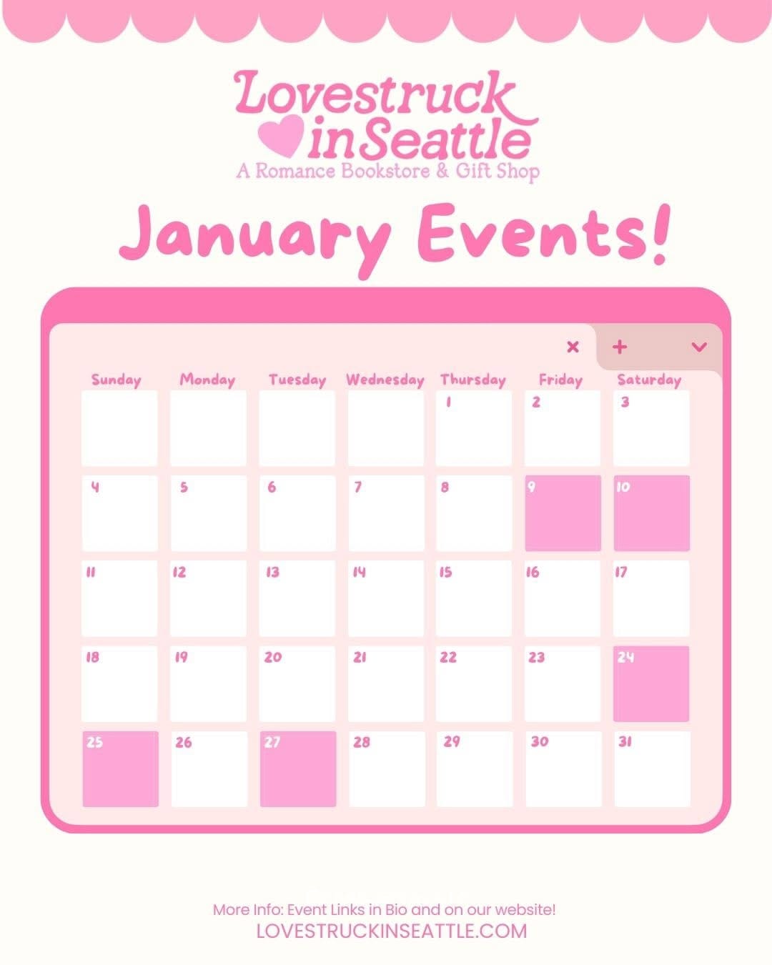Post 5 by Lovestruck in Seattle on Instagram (carousel)