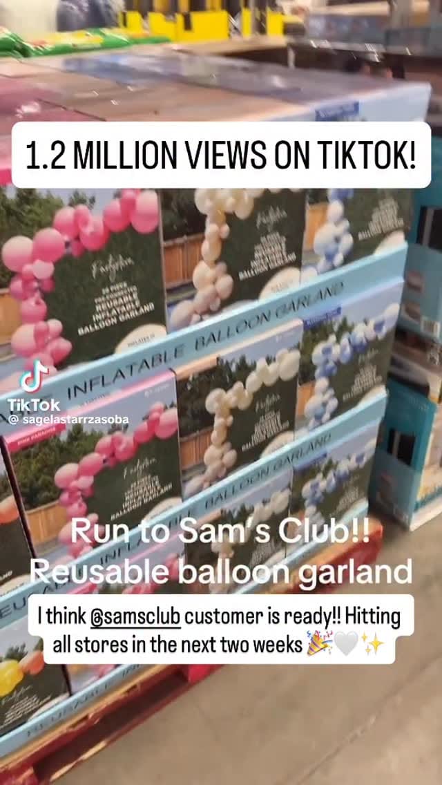 Post 3 by PartyAire® | Reusable Balloons on Instagram (video)