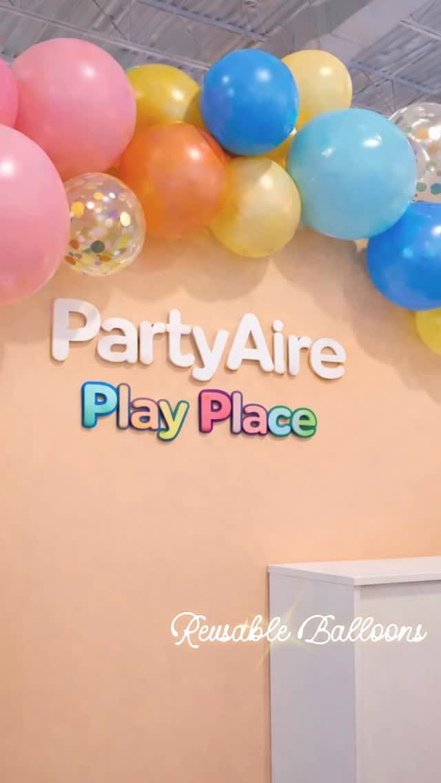 Post 7 by PartyAire® | Reusable Balloons on Instagram (video)