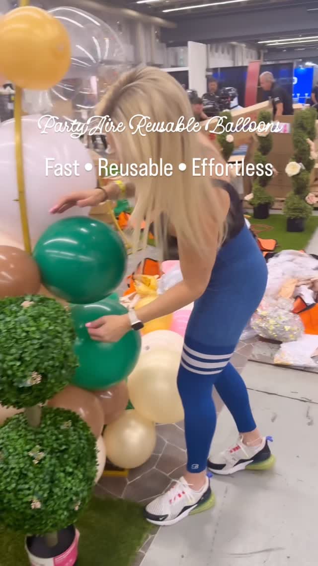 Post 6 by PartyAire® | Reusable Balloons on Instagram (video)