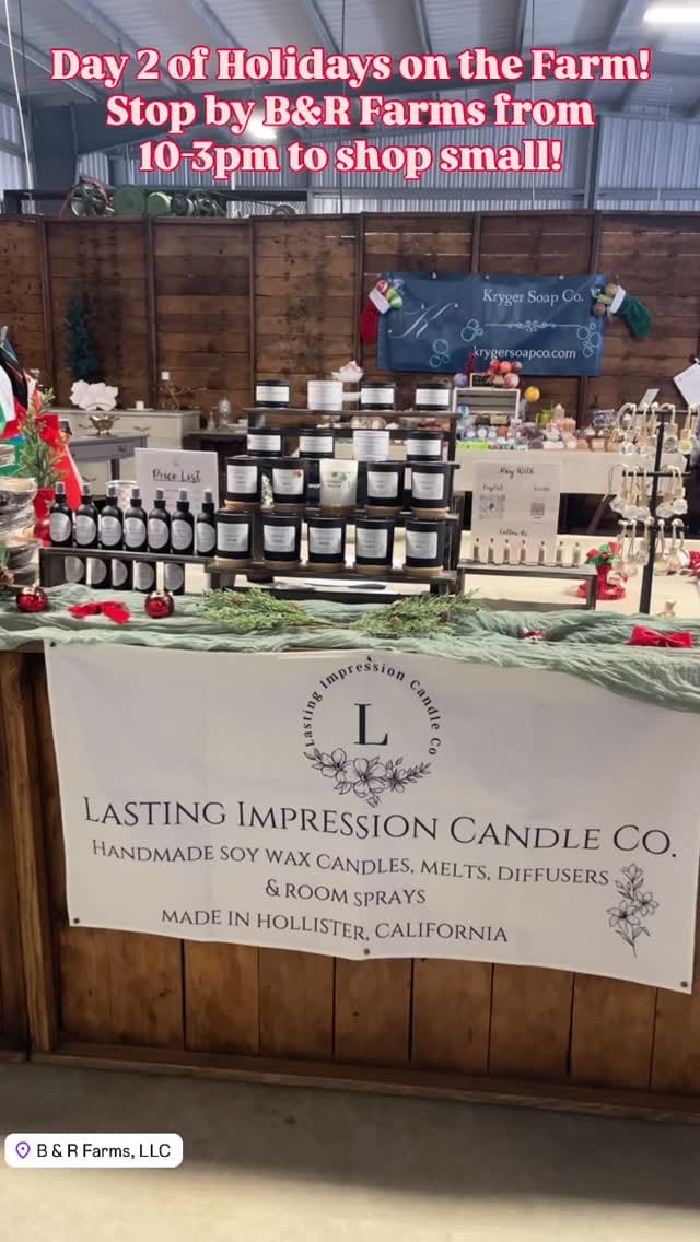 Post 2 by LastingImpressionCandleCo on Instagram (video)