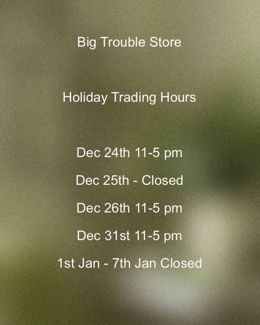 Post 4 by Big Trouble Store on Instagram (image)