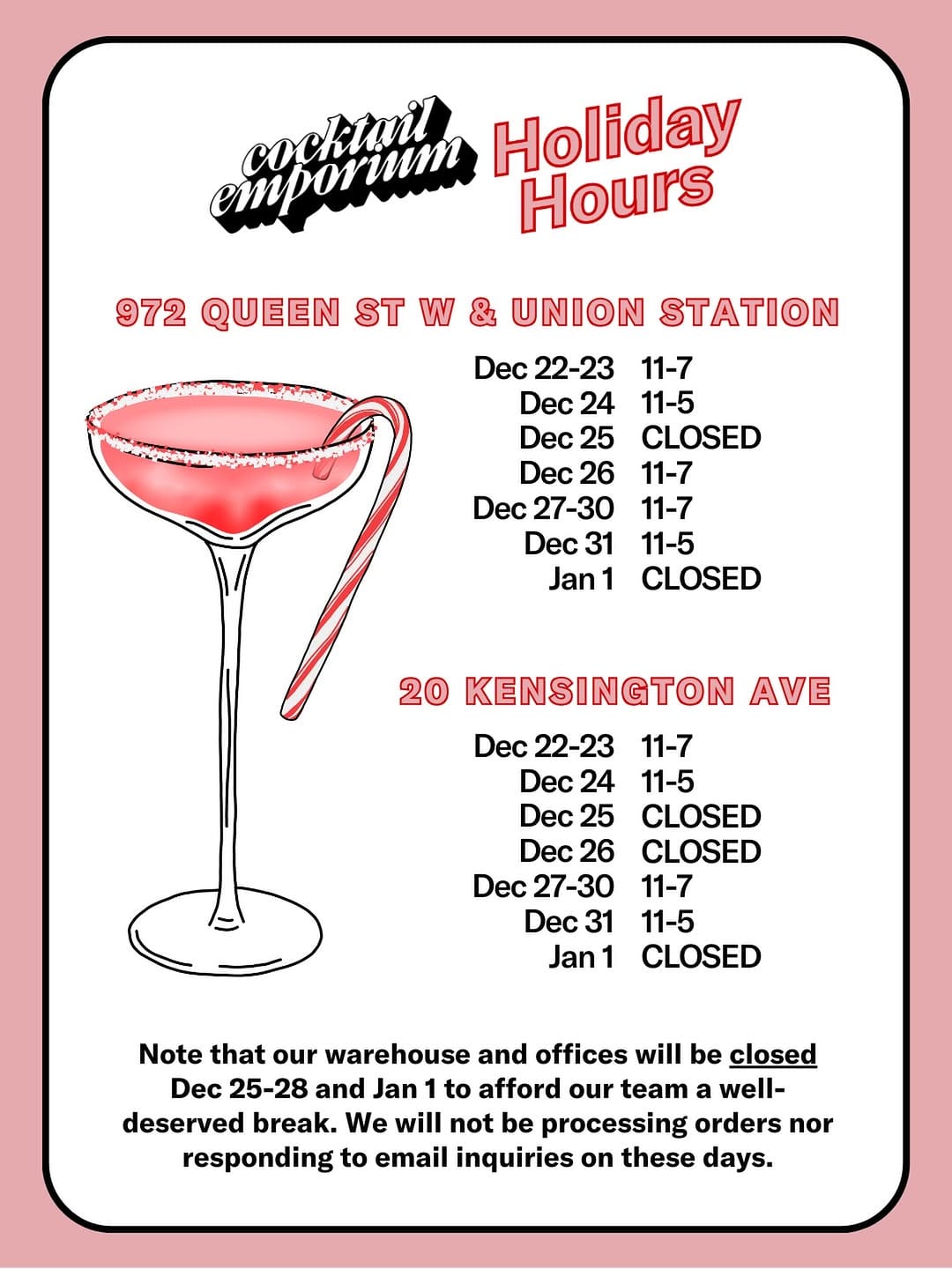 Post 9 by Cocktail Emporium on Instagram (image)