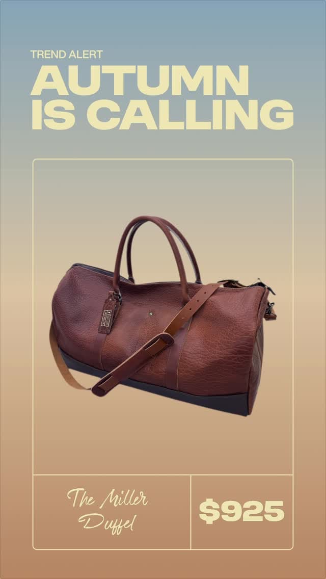 Post 8 by Jack Foster Leather on Instagram (video)
