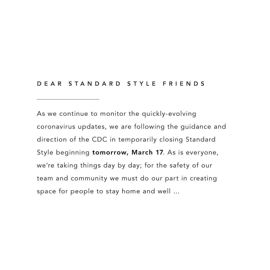 Post 1 by Standard Style on Instagram (carousel)