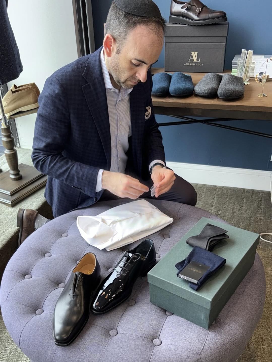 Post 3 by Andrew Lock Custom Menswear on Instagram (image)