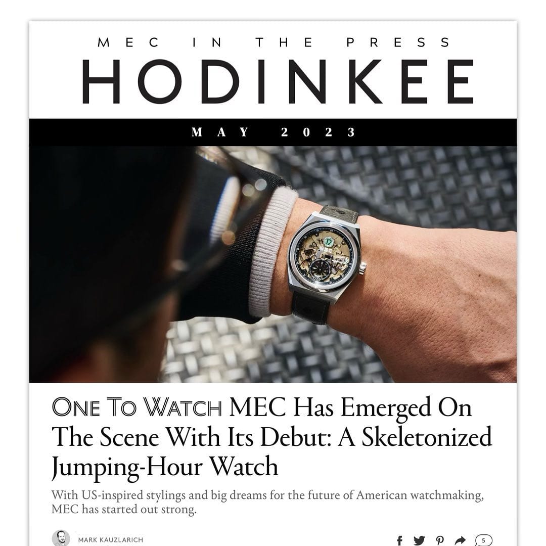 Post 10 by MEC Watches on Instagram (carousel)