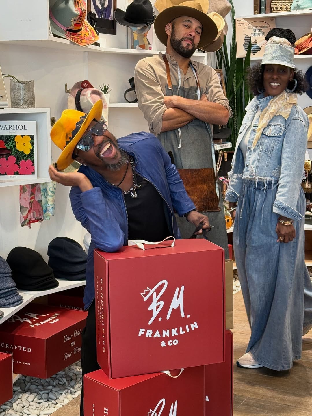 Post 9 by B.M. Franklin & Co. | Custom Hat Maker in Atlanta on Instagram (carousel)