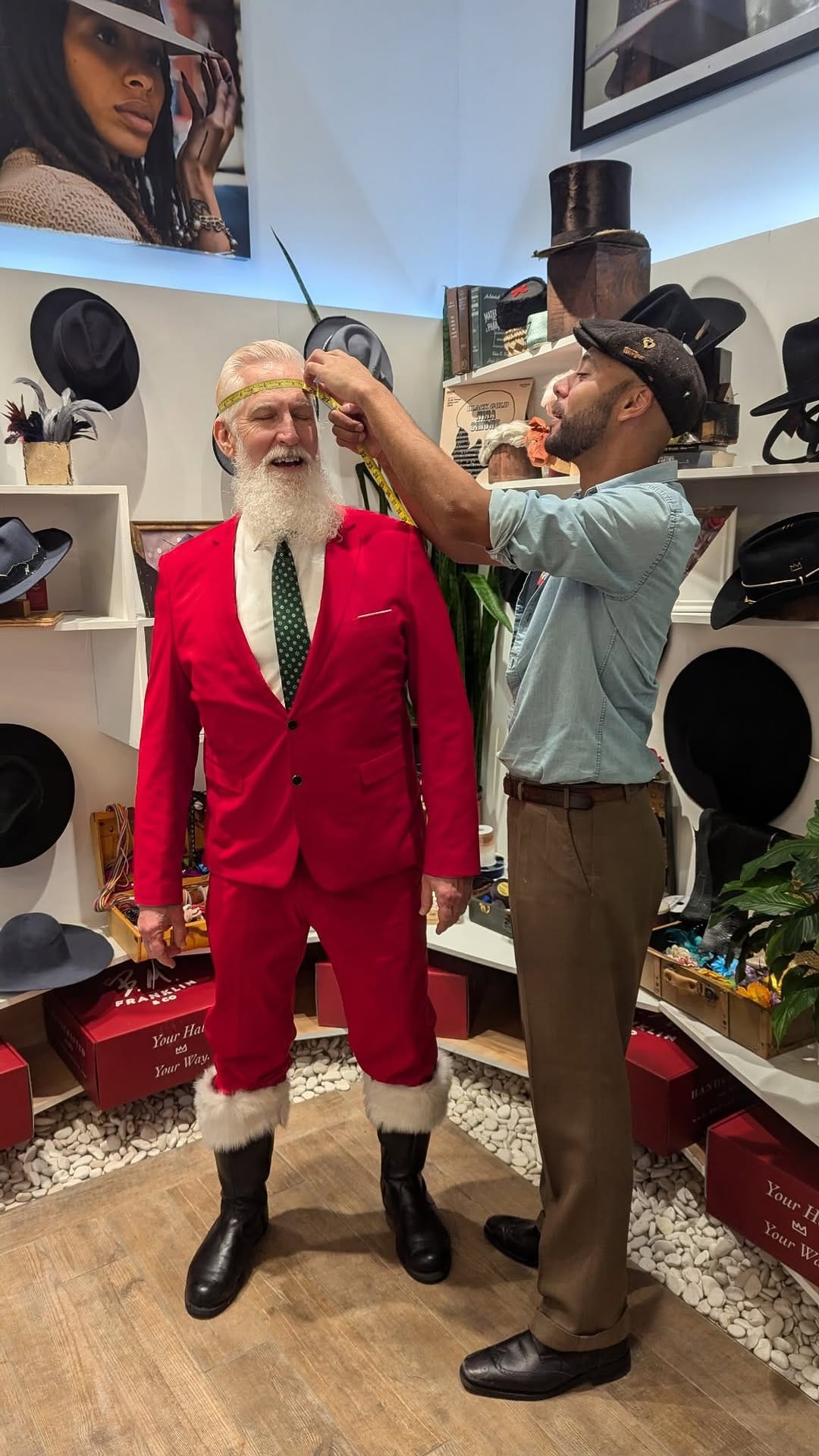 Post 3 by B.M. Franklin & Co. | Custom Hat Maker in Atlanta on Instagram (video)