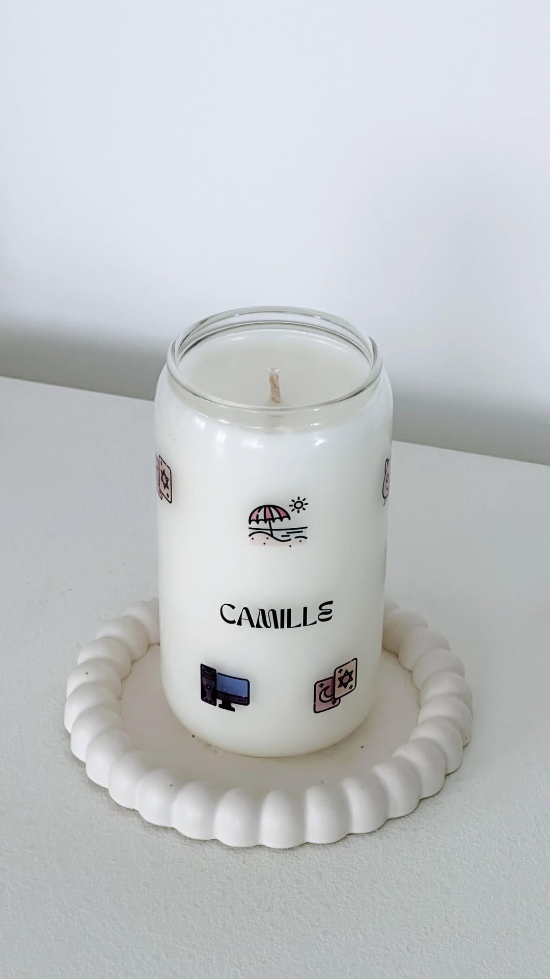 Post 3 by PERSONALISED CANDLES | GLASS CUPS on Instagram (video)