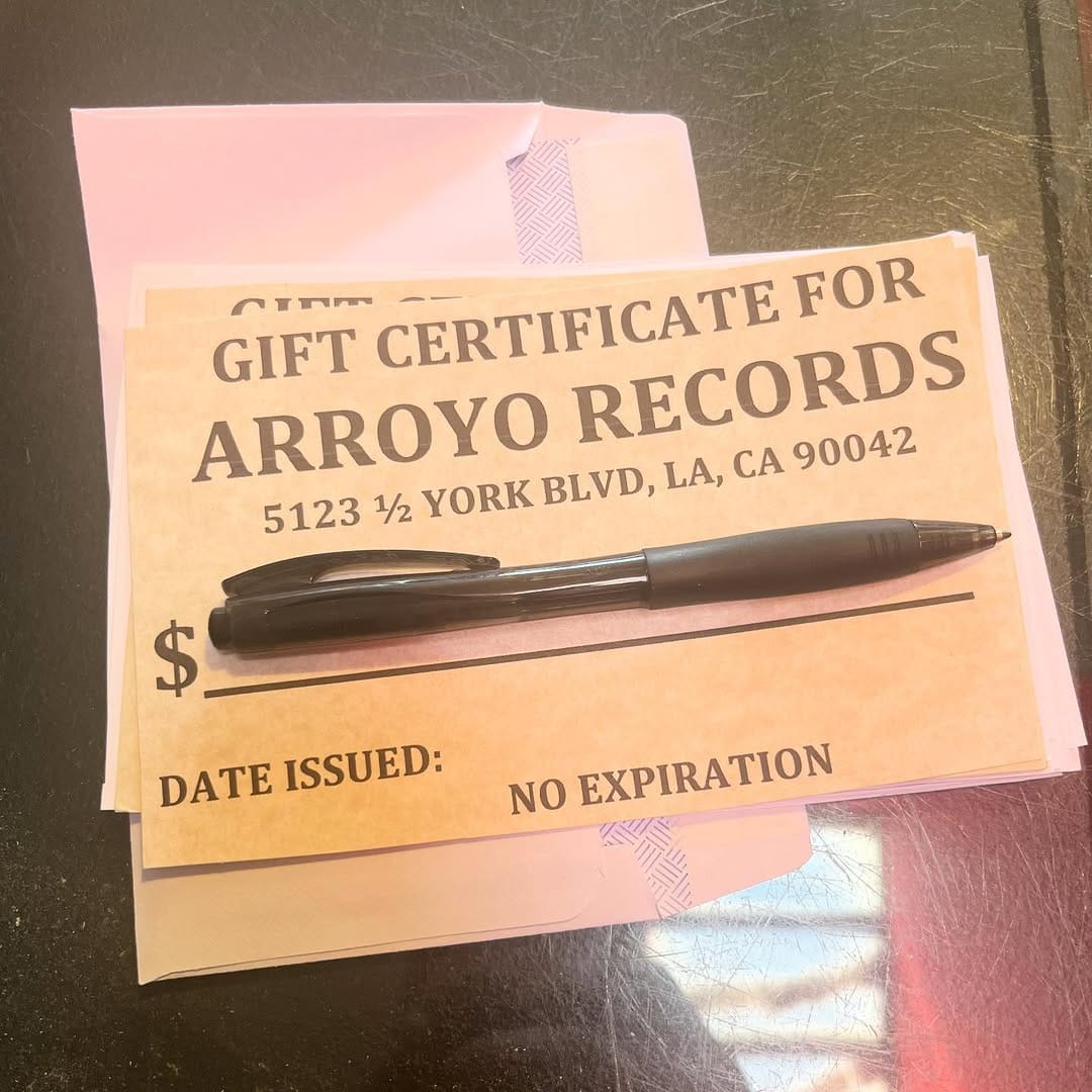 Post 8 by Arroyo Records on Instagram (image)