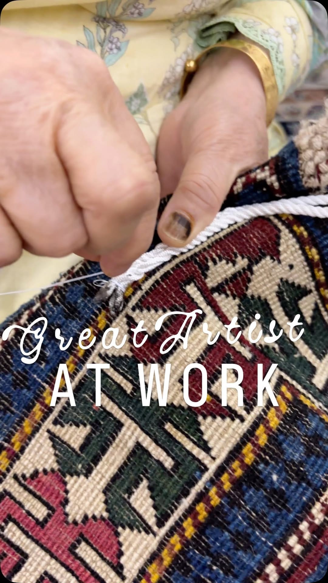 Post 2 by THE RUGMAN  “ Rugs & Carpets “ on Instagram (video)