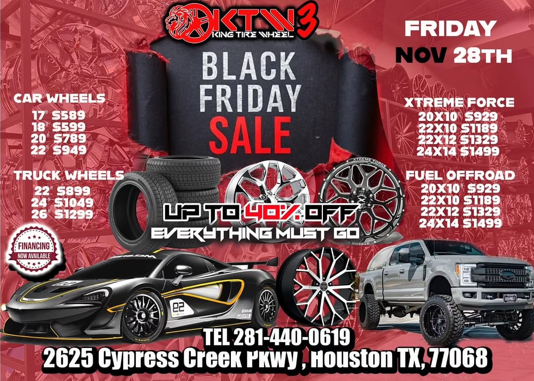 Post 1 by King Tire & Wheels 3 on Instagram (image)