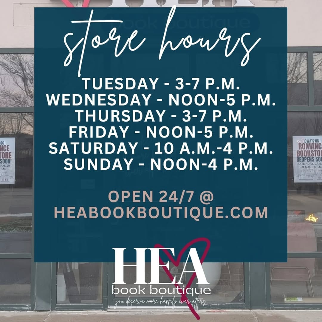 Post 1 by HEA Book Boutique on Instagram (image)
