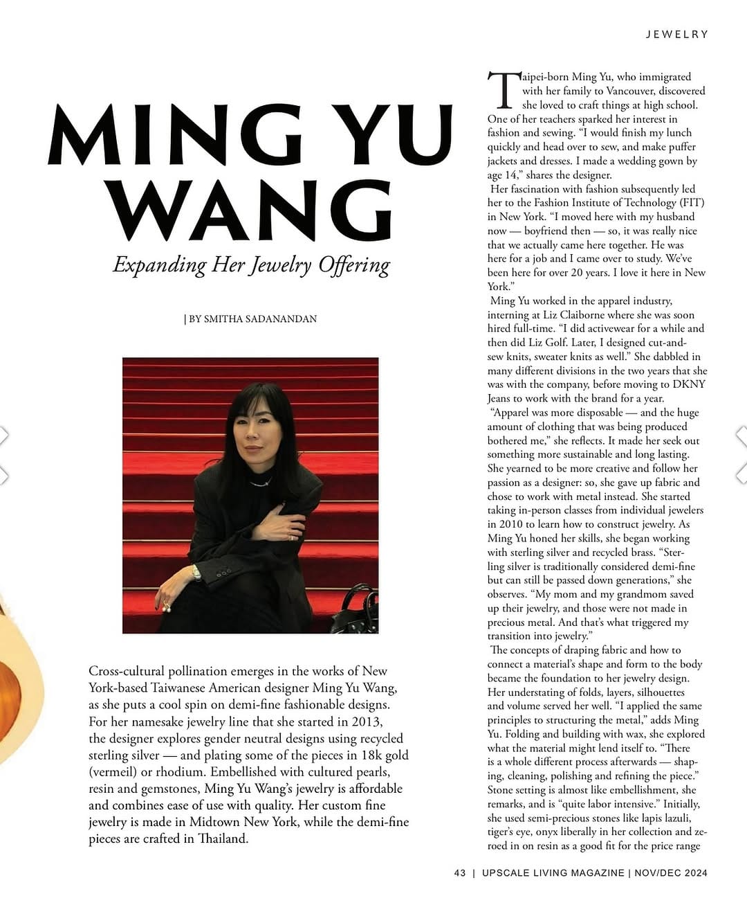 Post 9 by MING YU WANG New York on Instagram (carousel)