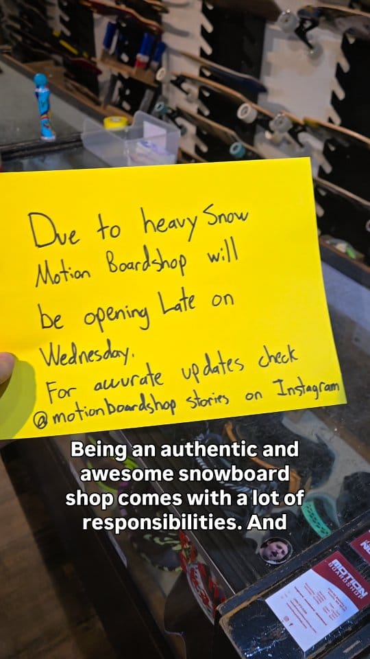 Post 7 by Motion Boardshop on Instagram (video)