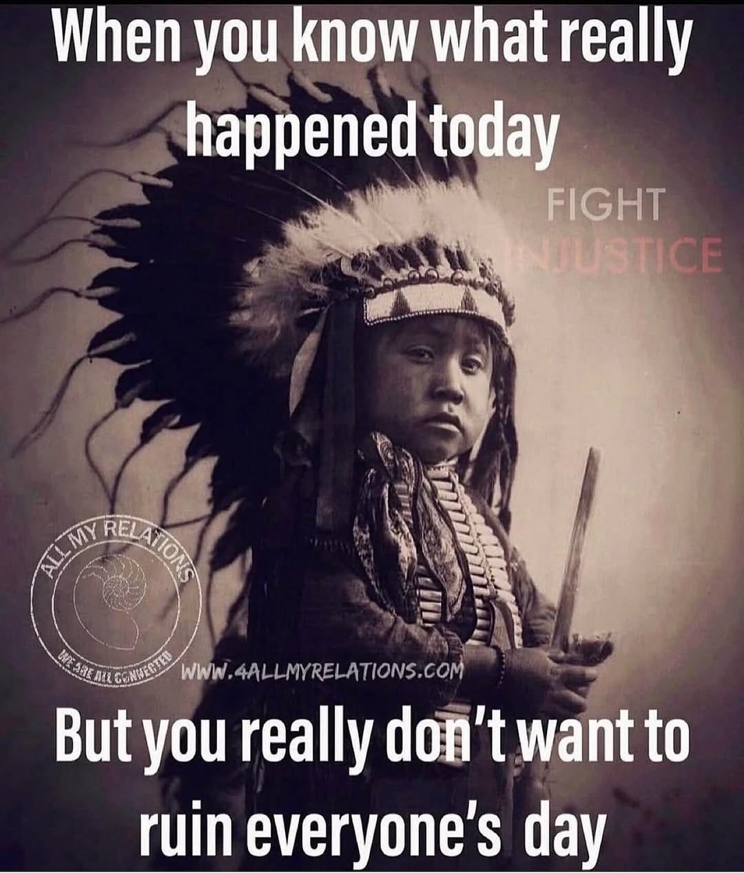 Post 1 by All My Relations on Instagram (image)