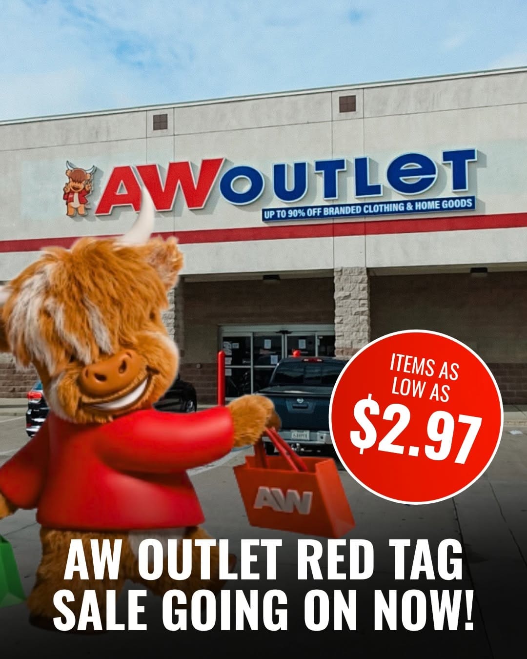 Post 1 by AW Outlet on Instagram (image)