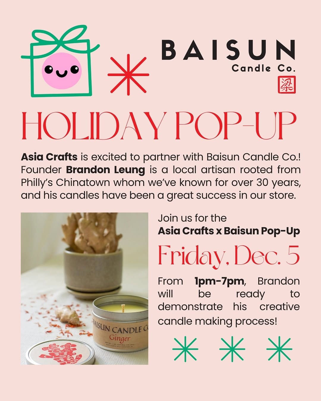 Post 7 by Baisun Candle Co. | candles inspired by Asian flavors on Instagram (carousel)