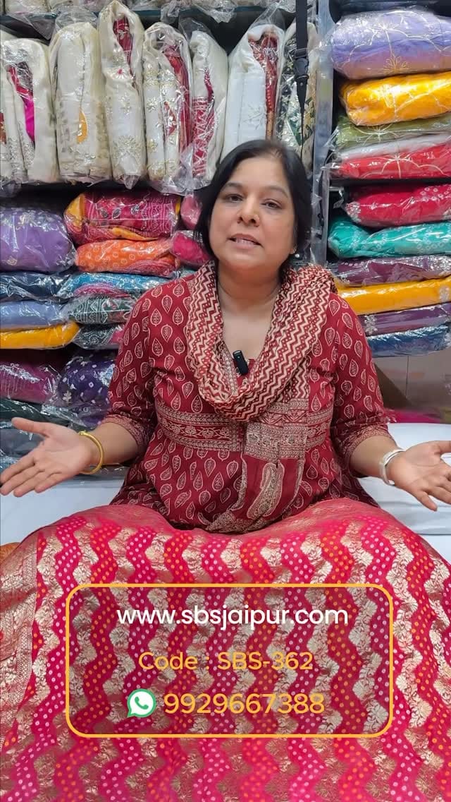 Post 4 by Shree Balaji Sarees Jaipur on Instagram (video)
