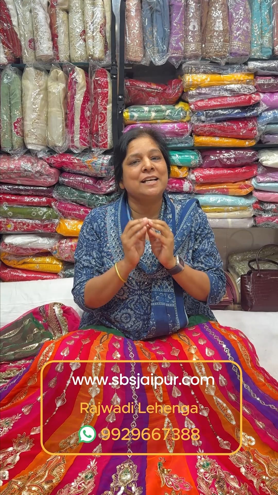 Post 6 by Shree Balaji Sarees Jaipur on Instagram (video)