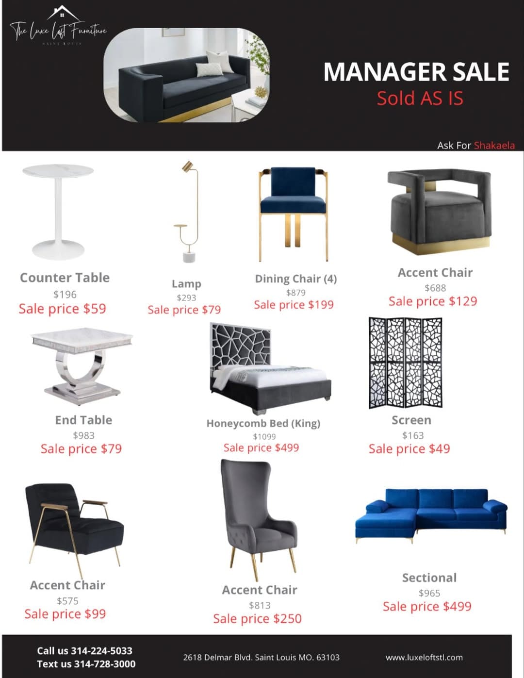 Post 7 by THE LUXE LOFT FURNITURE 👸🏾 on Instagram (image)