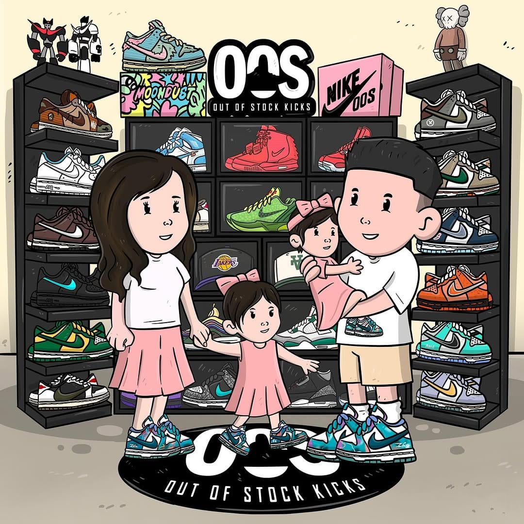 Post 8 by Out of Stock Kicks on Instagram (image)