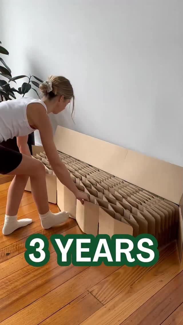 Post 5 by Yona Sustainable Furniture | Cardboard Bed, Headboard, & Table on Instagram (video)
