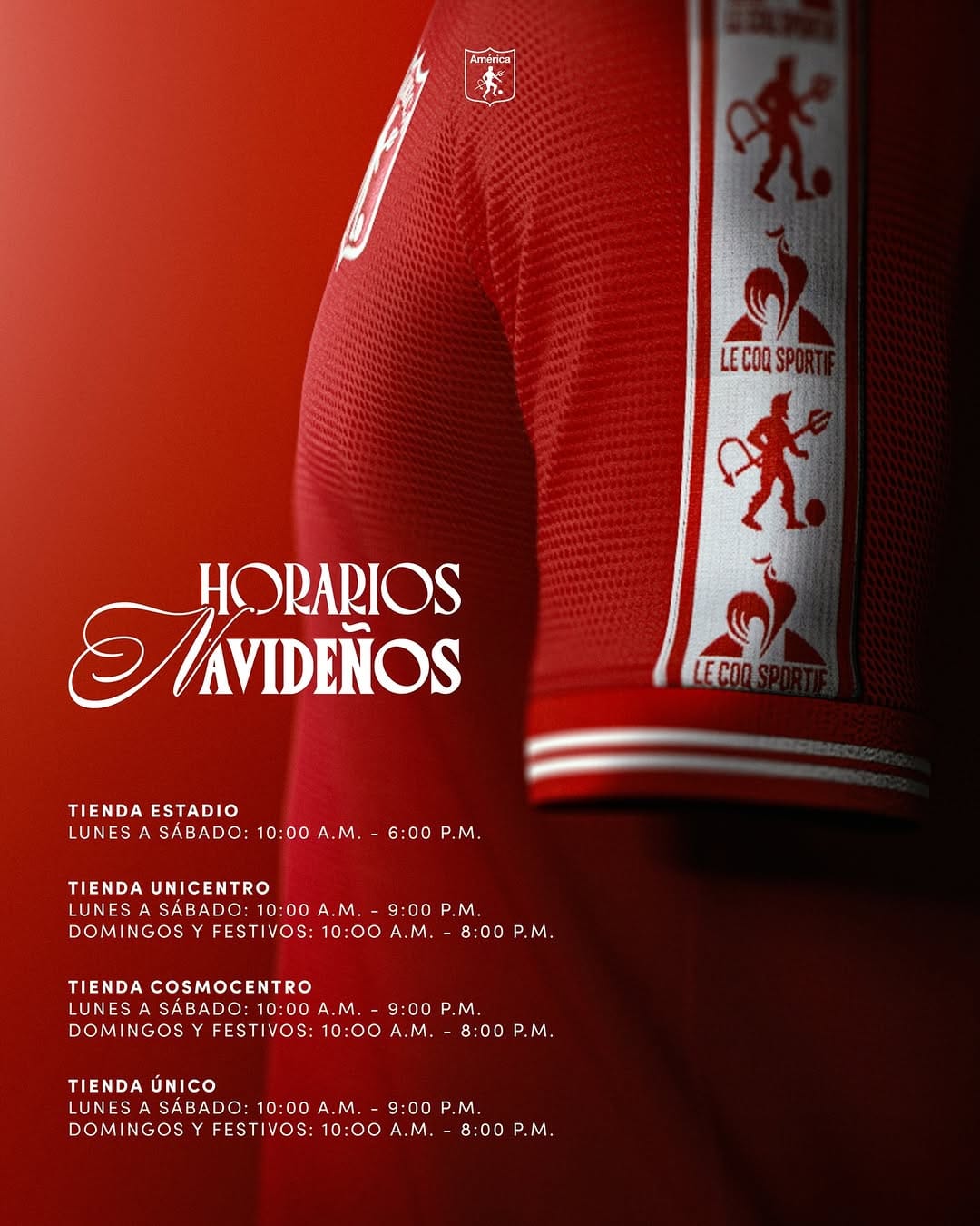 Post 5 by Tienda Oficial de América🔥👹 on Instagram (image)