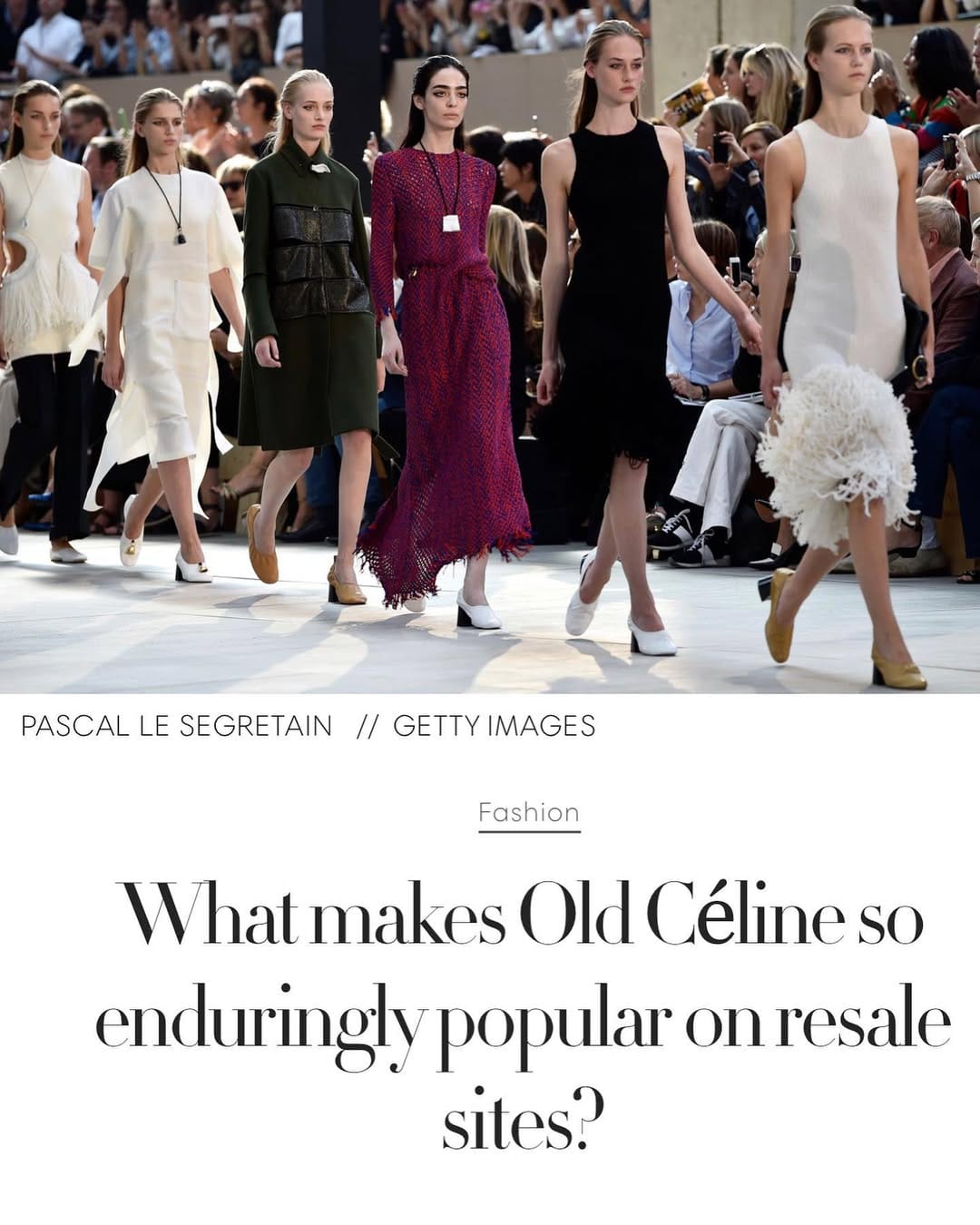 Post 10 by The Phoebe Philo Old Celine Archive on Instagram (carousel)